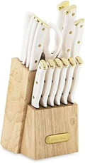 FARBERWARE 15-Piece Knife Block Set, Triple-Riveted High-Carbon Stainless Steel by Farberware