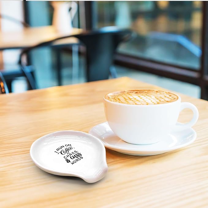 Funny Coffee Spoon Holder-Coffee Spoon Rest-Cafe Bar Station Accessories-I Run - Image 7