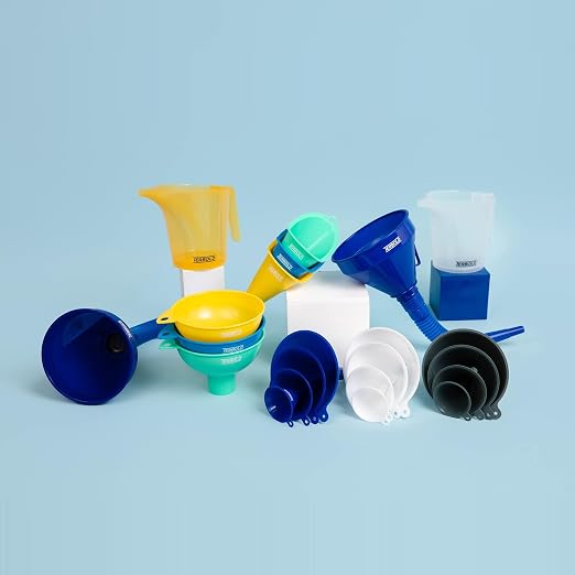 Automotive Flex Funnel with Hose & Mesh Filter – Wide Mouth Oil Funnel - Image 9