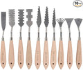 CONDA Palette Knife Set -10Pcs Stainless Steel Spatula Pallet Knife Painting by CONDA