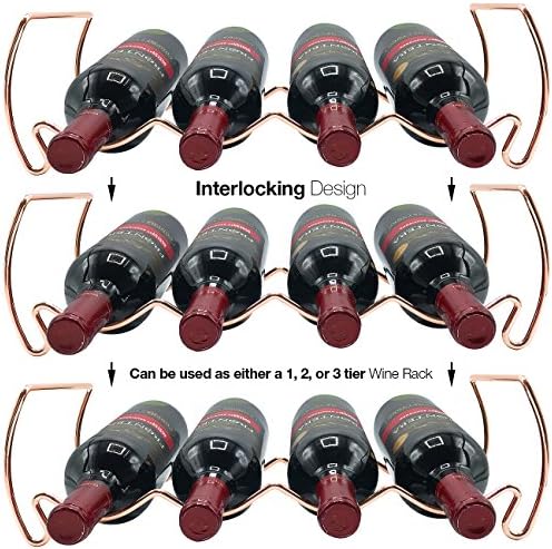 Sorbus Countertop Wine Racks, Metal Bottle Rack
