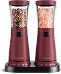Electric Salt and Pepper Grinder Set by Tomeem