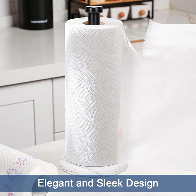 NearMoon Standing Paper Towel Holder, Kitchen Paper Towel Tissue Holder- - Image 2