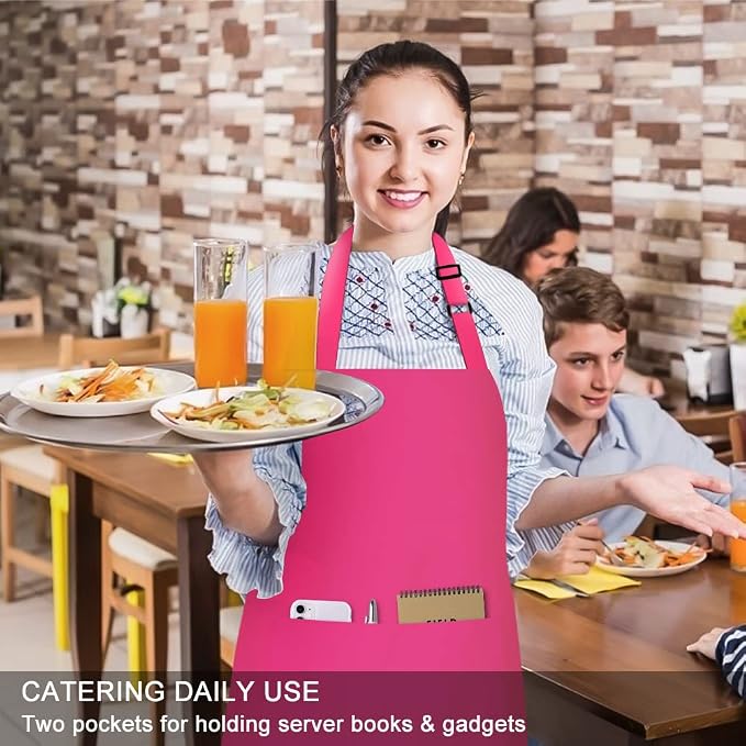 Jubatus 2 Pack 100% Cotton Aprons - Image 5