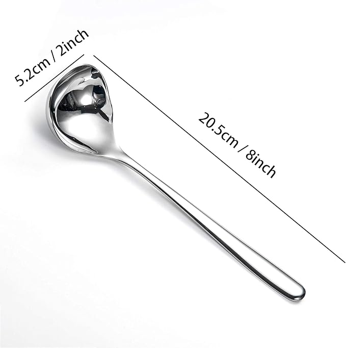 IMEEA 8-Inch Stainless Steel Sauce Ladle - Image 5