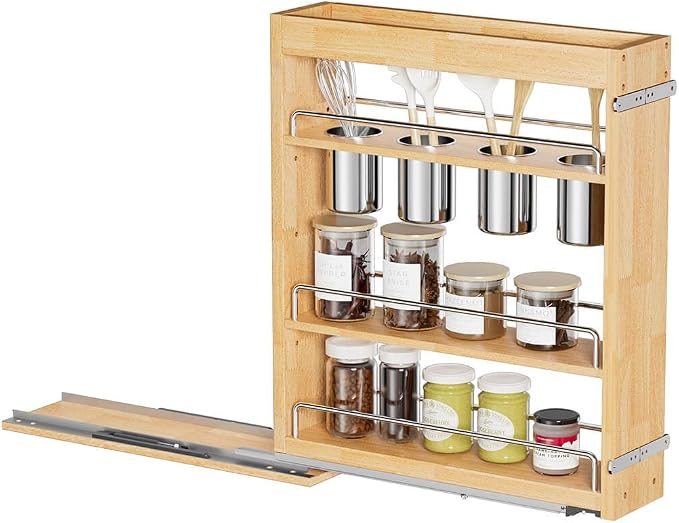 OCG 5" Pull-Out Solid Wood Storage Organizer - Image 4