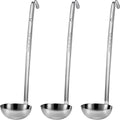 meekoo 3 Pieces Stainless Steel Ladle Soup Handle Ladle by meekoo