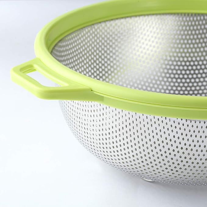 HiramWare Stainless Steel Colander - Image 7