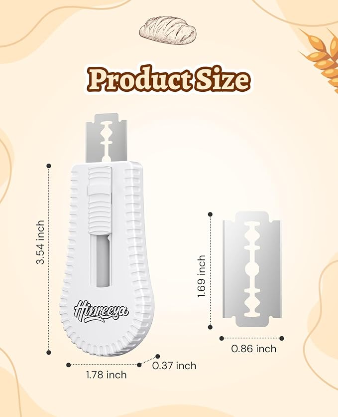 Bread Lame with Magnetic Push-Pull Design, Sourdough Scoring Tool with 5 - Image 2