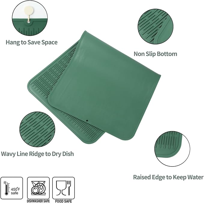 MicoYang Silicone Dish Drying Mat - Image 3