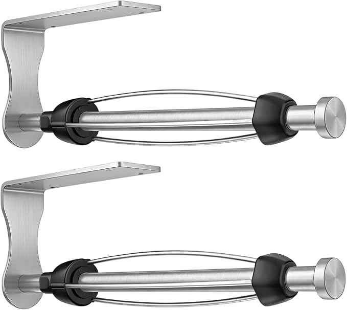 SetSail Paper Towel Holder, 2 Packs Single Hand Operable Paper Towel Holder by SetSail