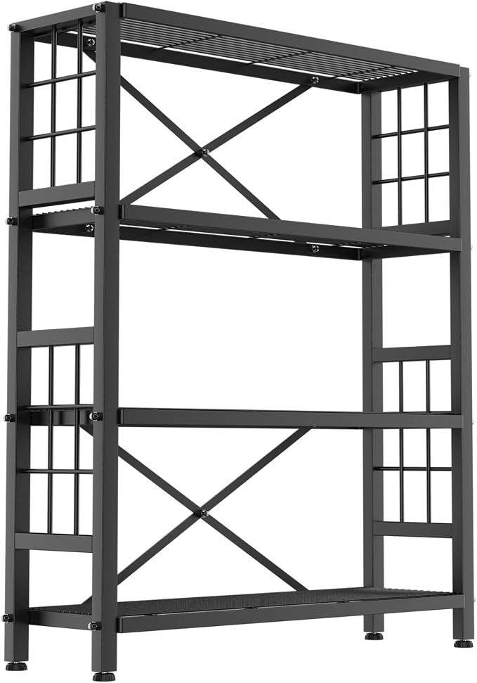 GIOTORENT 4-Wire Heavy-Duty Shelf, Standing Storage Shelves, Metal Shelving - Image 7