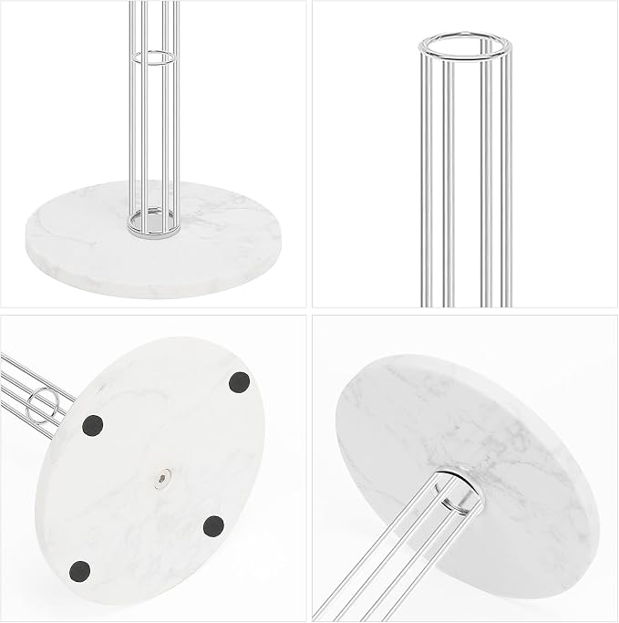 NearMoon Paper Towel Holder Countertop, Sturdy Metal Paper Towel Stand Dispenser - Image 7