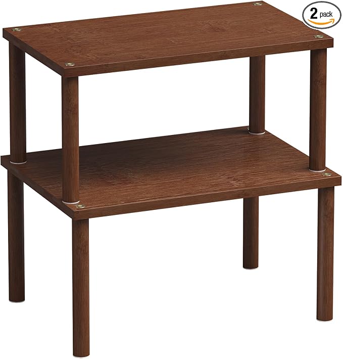 VERTORGAN Cabinet Organizer Shelf, Kitchen Counter Shelves, Bamboo Spice Rack by VERTORGAN