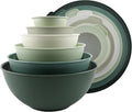 COOK WITH COLOR Mixing Bowls with TPR Lids by CookwithColor
