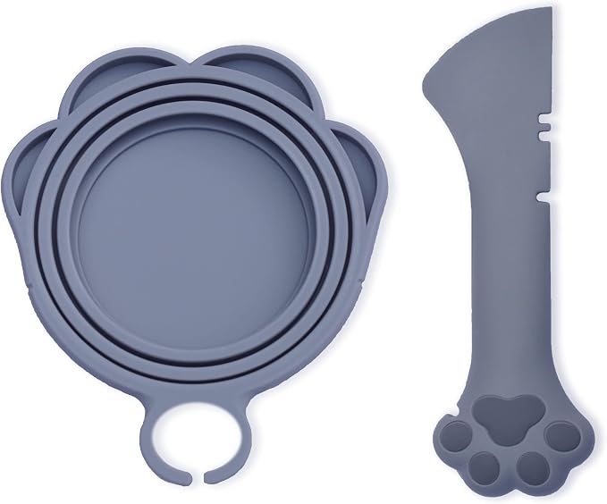 Meow&Woof Cover for Pet Can Food/Cat Wet Food Spoon/Lid for Dog Cans/Cute Paw by TheconnectionbetweenAnimalandusitsMEOWWOOF