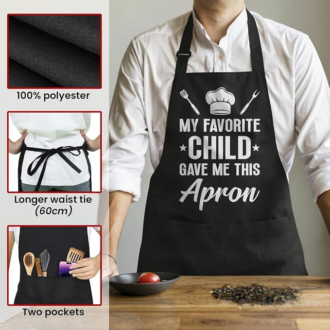 SANDJEST Funny Mens Aprons - Image 2