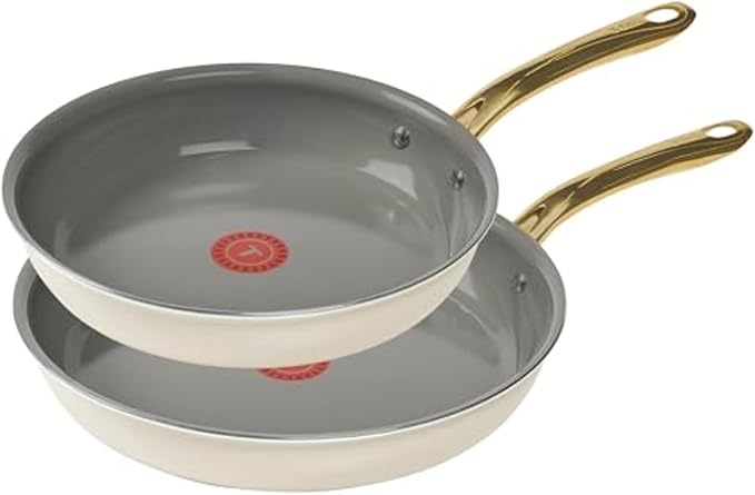 T-Fal Preserve Ceramic Nonstick Frying Pan 2-Pc Set, 8.5" & 11", Oven Broiler by T-falbrand