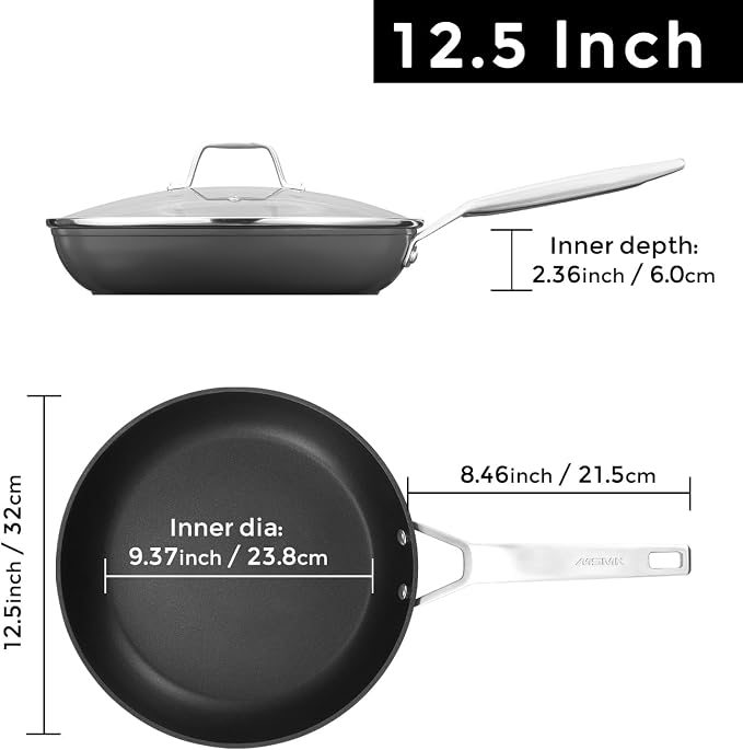MsMk 12 1/2 inch Non Stick Frying Pan - Image 6