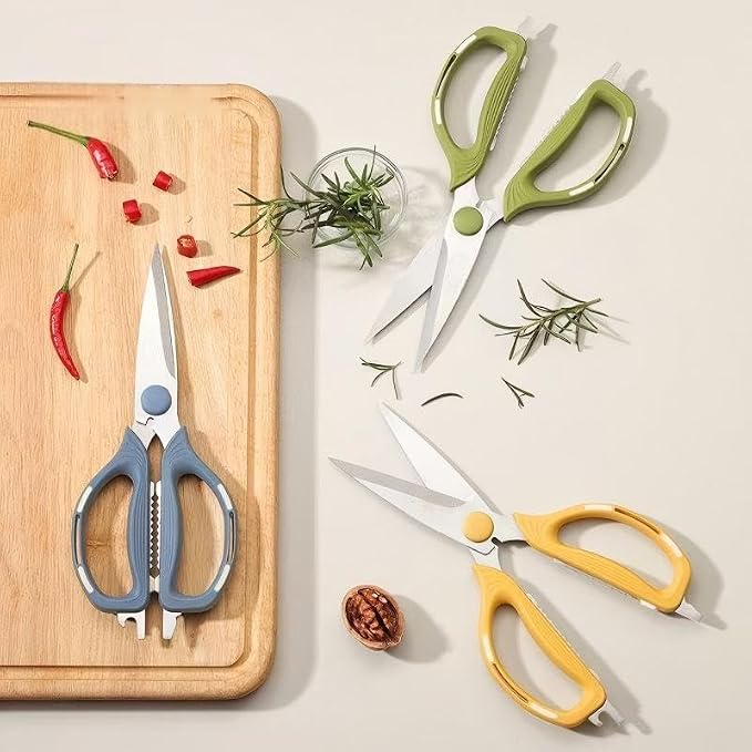 Kitchen Shears Scissors Food Scissors, 8-in-1 Multifunction Japanese Stainless - Image 6
