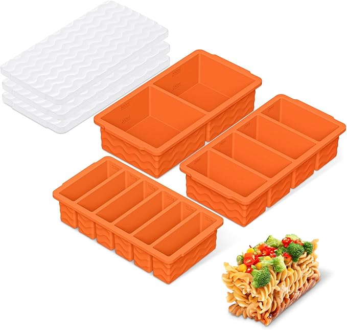 Doasuwish 3-Pack Silicone Freezer Trays by Doasuwish