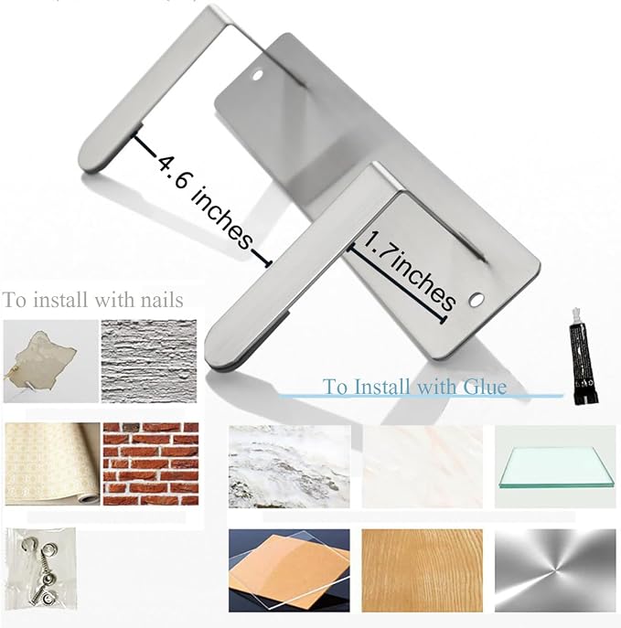 Stainless Steel Wall Mounted Cutting Board Holder Punch-free Multifunctional - Image 2