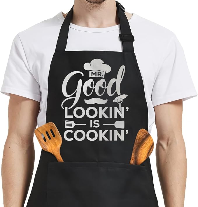 SANDJEST Funny Mens Aprons by SANDJEST