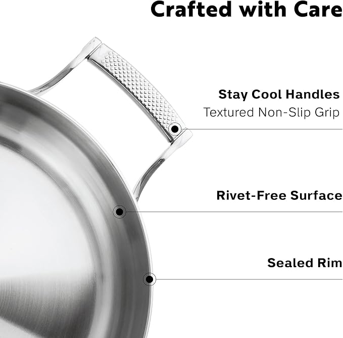 8 Quart Stainless Steel Stock Pot - Image 5