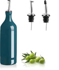 Sweejar Large Ceramic Olive Oil Dispenser Bottle, Opaque Oil Cruet Protects to by Sweejarco1949