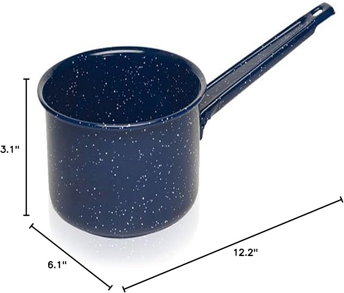 IMUSA USA Enamel Sauce Pan, 1.25-Quart - Image 2