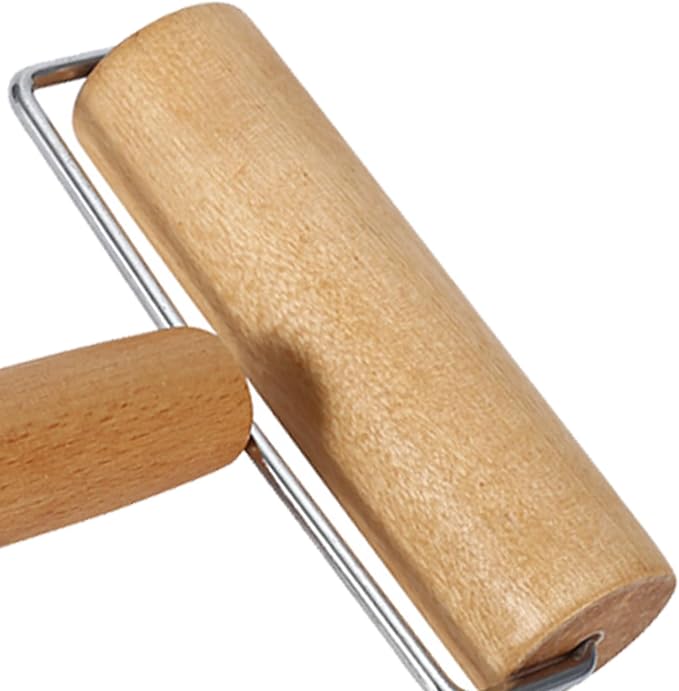 Small Rolling Pin, Pizza Dough Roller, Non Stick Wood Pastry Roller, Kitchen - Image 3