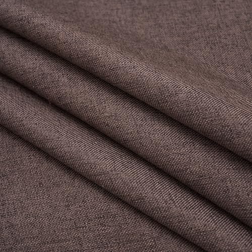 NLMUVW Brown Linen Tablecloth, Chocolate Table Cloth Rectangular