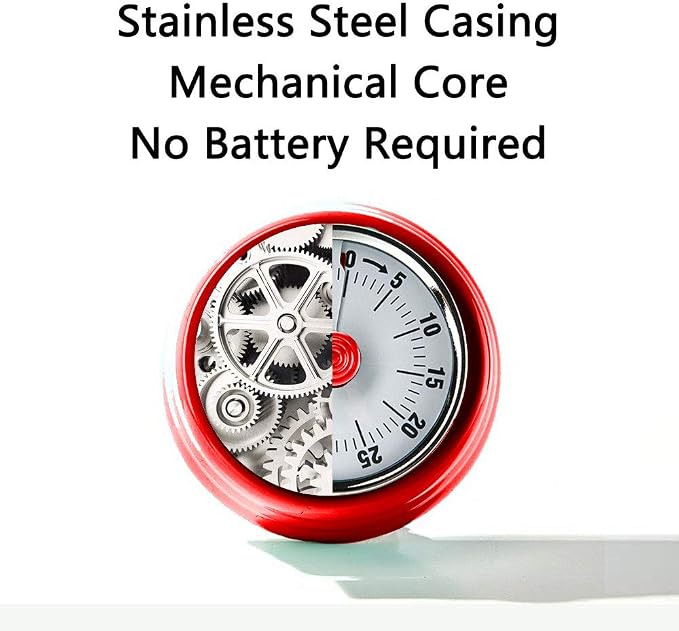 Kitchen Timer, Kitchen Countdown Cooking Timer Reminder No Battery Required - Image 7