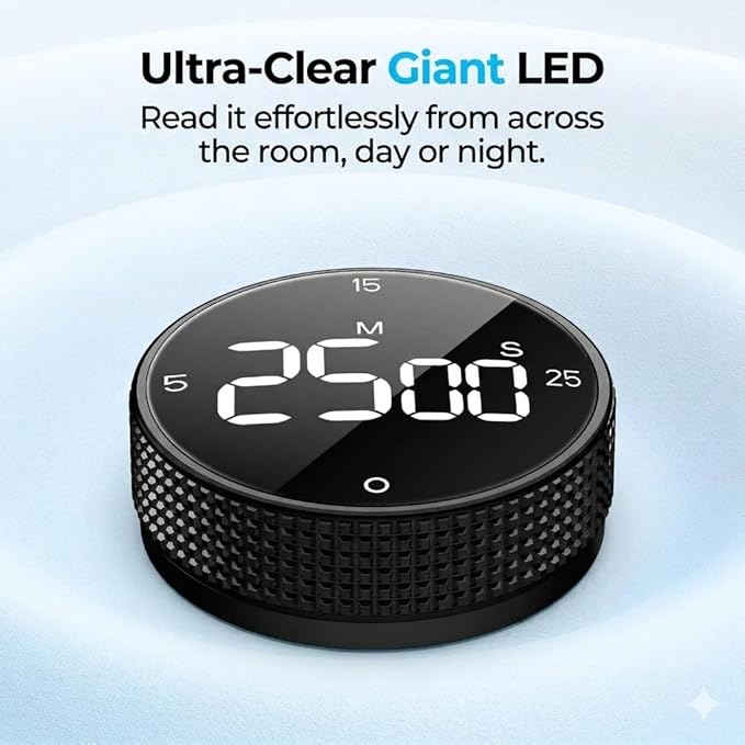 Magnetic Kitchen Timer for Cooking - Image 4