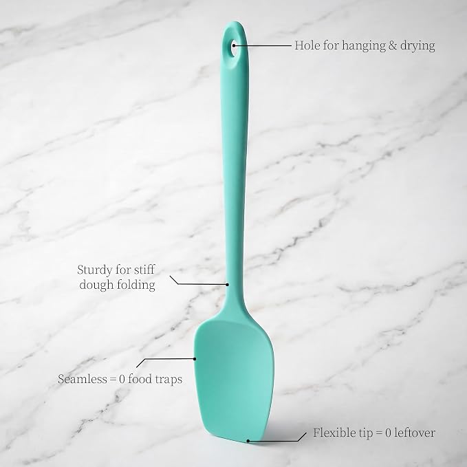 600ºF Heat Resistant Spatula, 11.34 inch High Heat Food Safe Semless Kitchen - Image 9