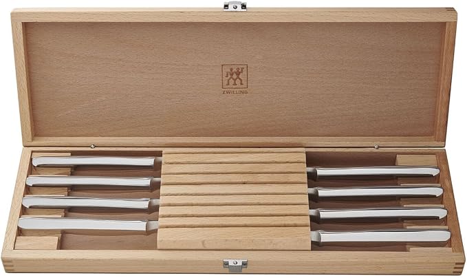 ZWILLING 8-pc 4.5" Stainless Steel Steak Knife Set - Image 2