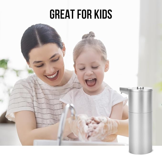 Aunmaon Automatic Soap Dispenser Touchless, Upgrade Adjustable Volume - Image 6