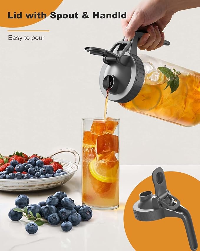 2 Pack - 64oz Glass Pitcher - Image 3
