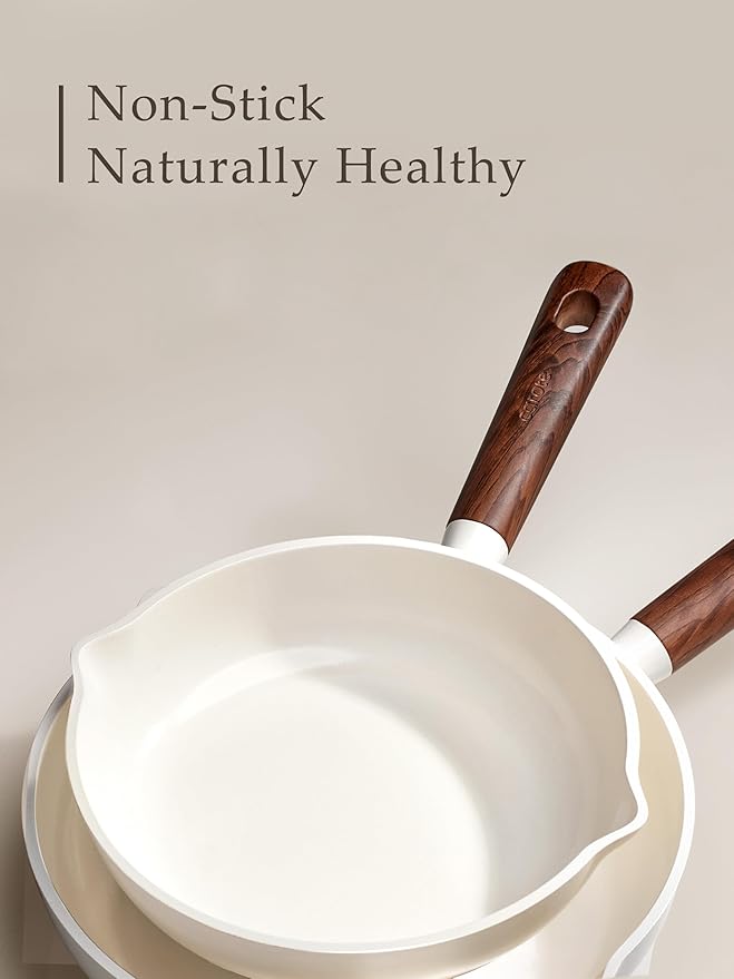 CAROTE Ceramic Cookware Sets, Pots and Pans Set Non stick, Non Toxic Healthy - Image 5