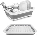 Collapsible Bowls, and Dishes Drainer, Portable Space-Saving Dish Rack by SipobuyUS