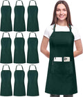 Utopia Kitchen 10 Pack Bib Apron Adjustable by UTOPIAKITCHEN
