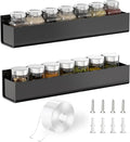PMMASTO Adhesive Acrylic Spice Rack Organizer by PMMASTO