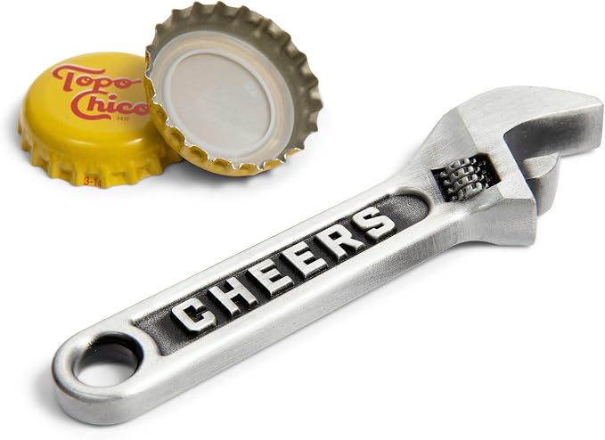 Wrench Bottle Opener Keychain for Men – Funny Wrench-Shaped Metal Key Chain for - Image 4