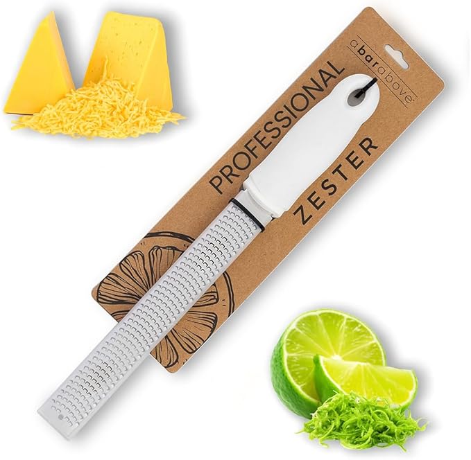 A Bar Above Lemon Zester and Cheese Grater, Professional 12 Inch Stainless by ABarAbove