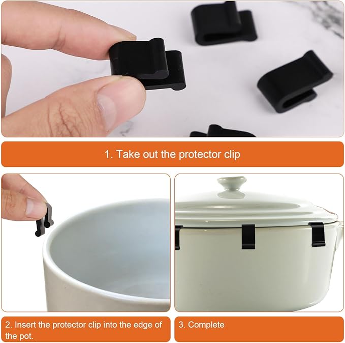 Gosknor 12pcs Dutch Oven Lid Protector Clips - Image 5