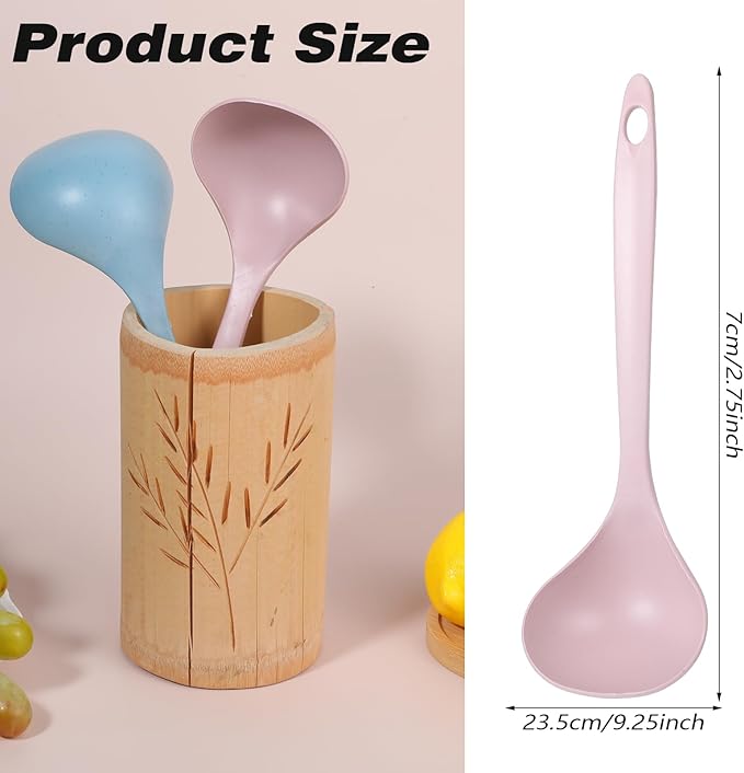 4Pcs Small Soup Spoon PP Ladle Spoon Cooking and Serving Spoons Soup Ladle - Image 2