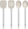 Vayvnt 4 Pieces Silicone Kitchen Spatula Utensils Set, Silicone Cooking Utensils by Vayvnt