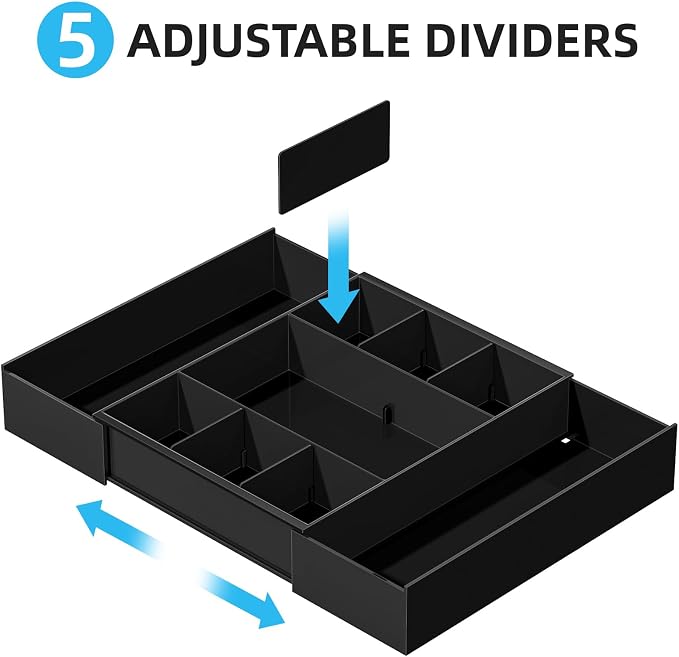 Marbrasse Expandable Desk Drawer Organizer, Desk Organizers and Accessories - Image 3