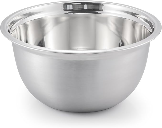 McSunley 720 Medium Brushed Stainless Steel Prep N Cook Euro Style Mixing Bowl by McSunley