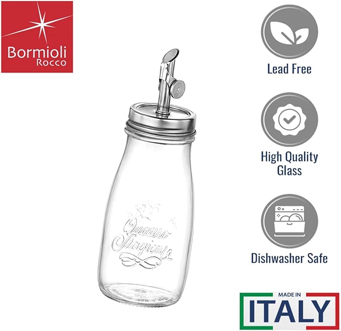 Bormioli Rocco Quattro Stagioni, 13.5 Oz Olive Oil Dispensers - Image 4